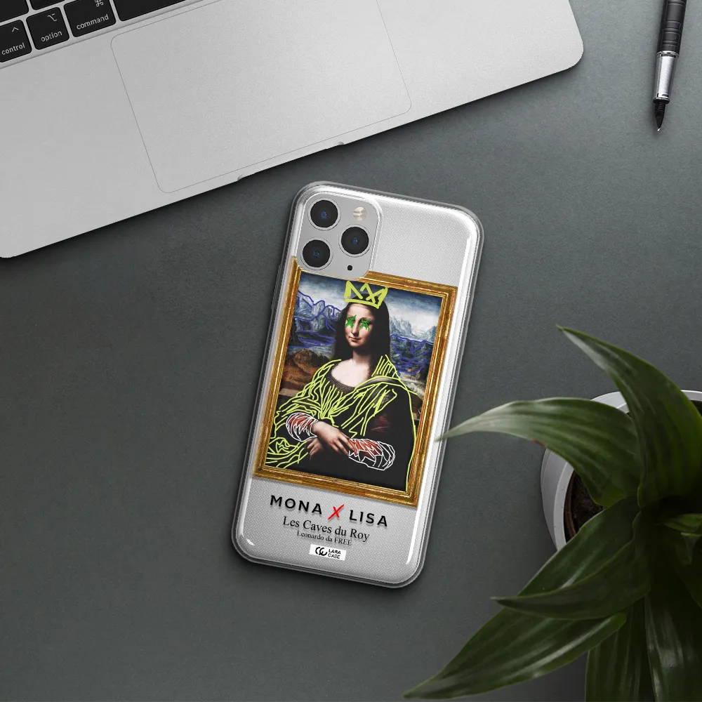 Monalisa Pop Art Apple iPhone 11 pro max Clear TPU Case