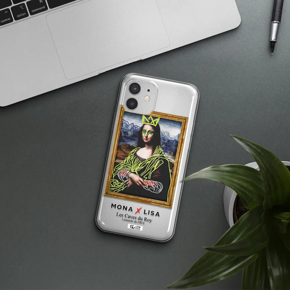 Monalisa Pop Art Apple iPhone 12 Clear TPU Case