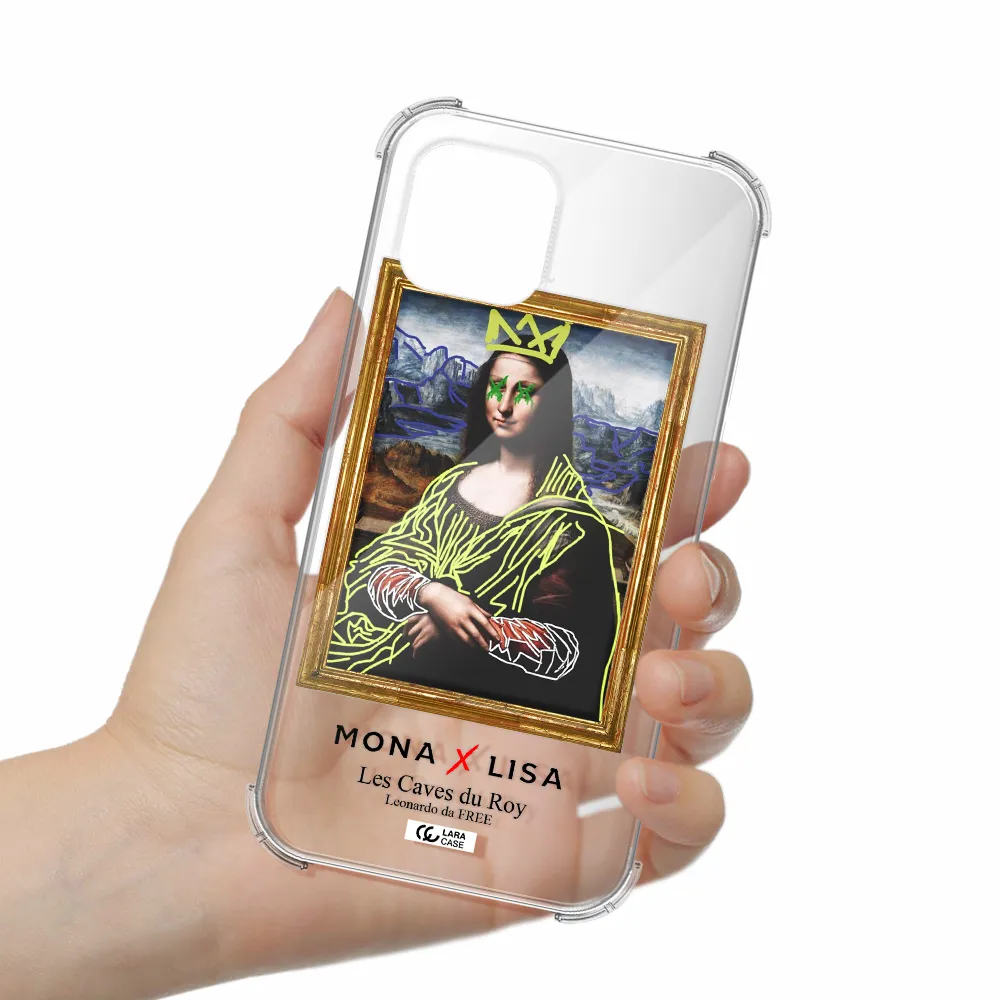Monalisa Pop Art Apple iPhone 12 mini Clear PC Case