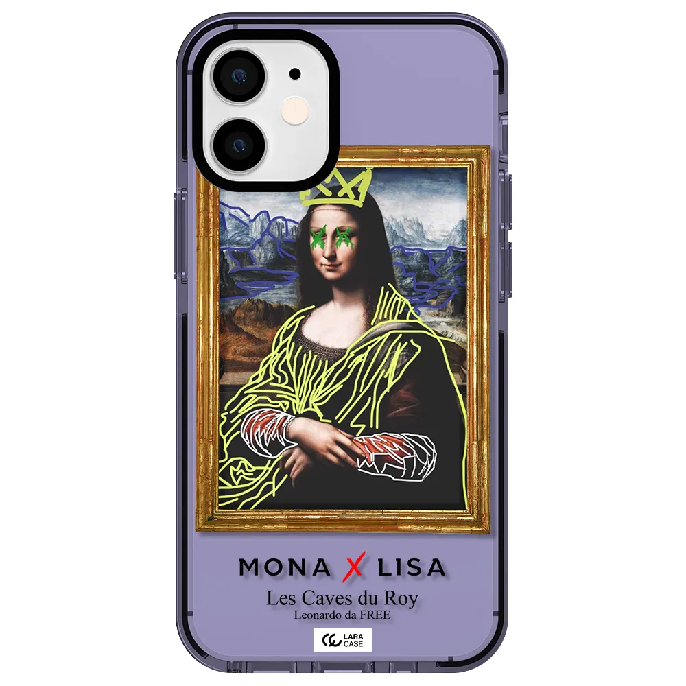 Monalisa Pop Art Apple iPhone 12 mini impact Lilac Case