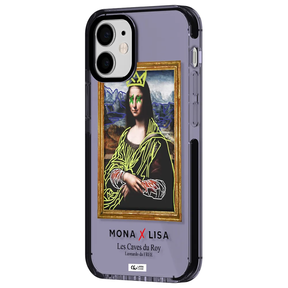 Monalisa Pop Art Apple iPhone 12 mini impact Lilac Case