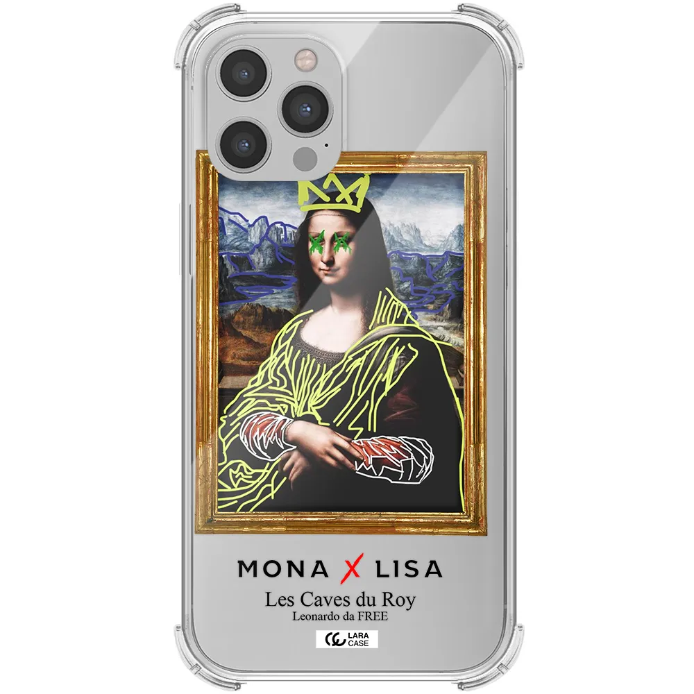 Monalisa Pop Art Apple iPhone 12 pro max Clear PC Case