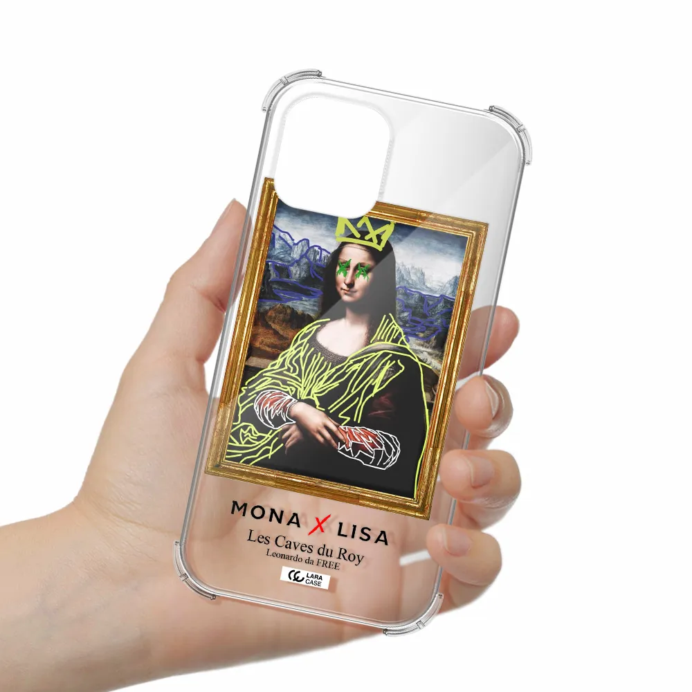 Monalisa Pop Art Apple iPhone 12 pro max Clear PC Case