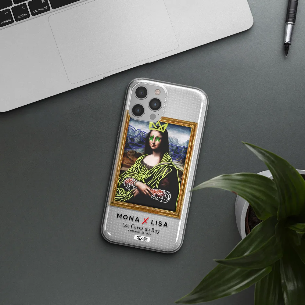 Monalisa Pop Art Apple iPhone 12 pro max Clear TPU Case
