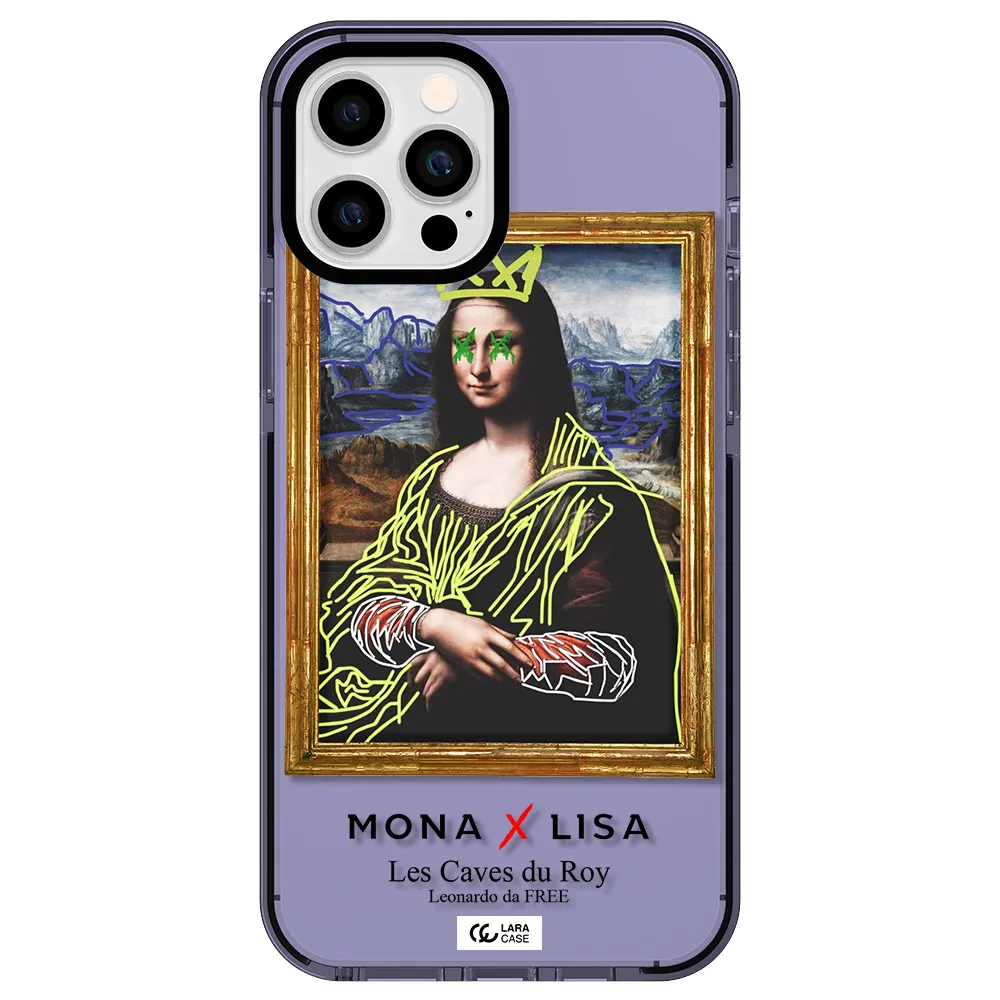 Monalisa Pop Art Apple iPhone 12 pro max impact Lilac Case