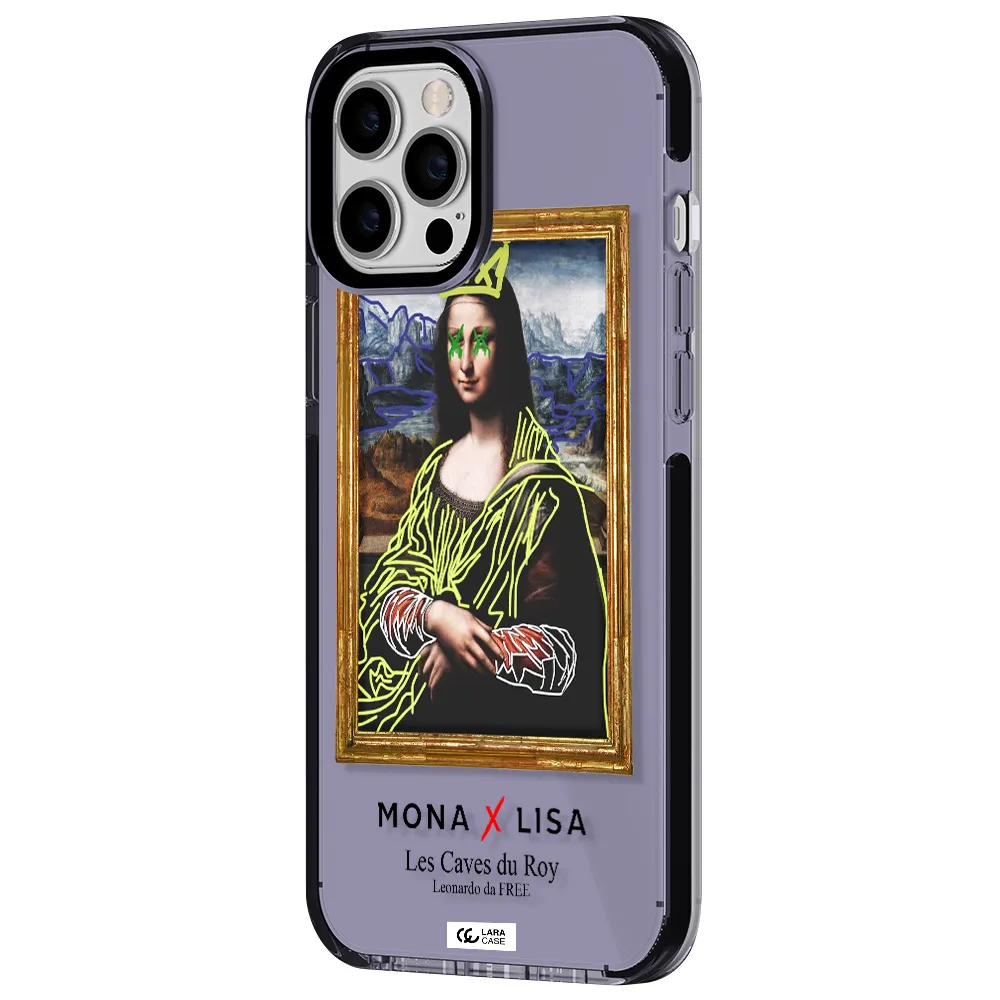 Monalisa Pop Art Apple iPhone 12 pro max impact Lilac Case