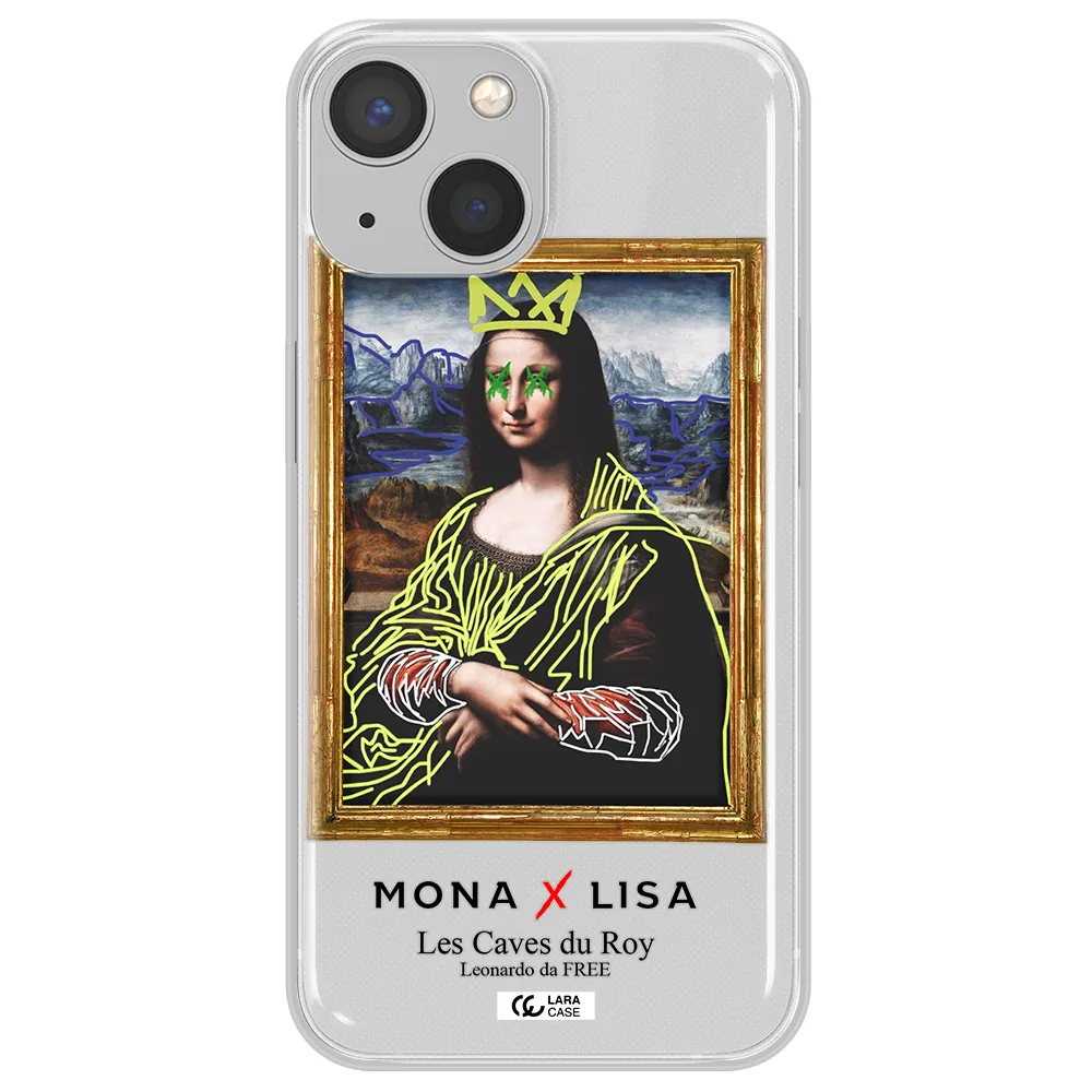 Monalisa Pop Art Apple iPhone 13 Clear TPU Case