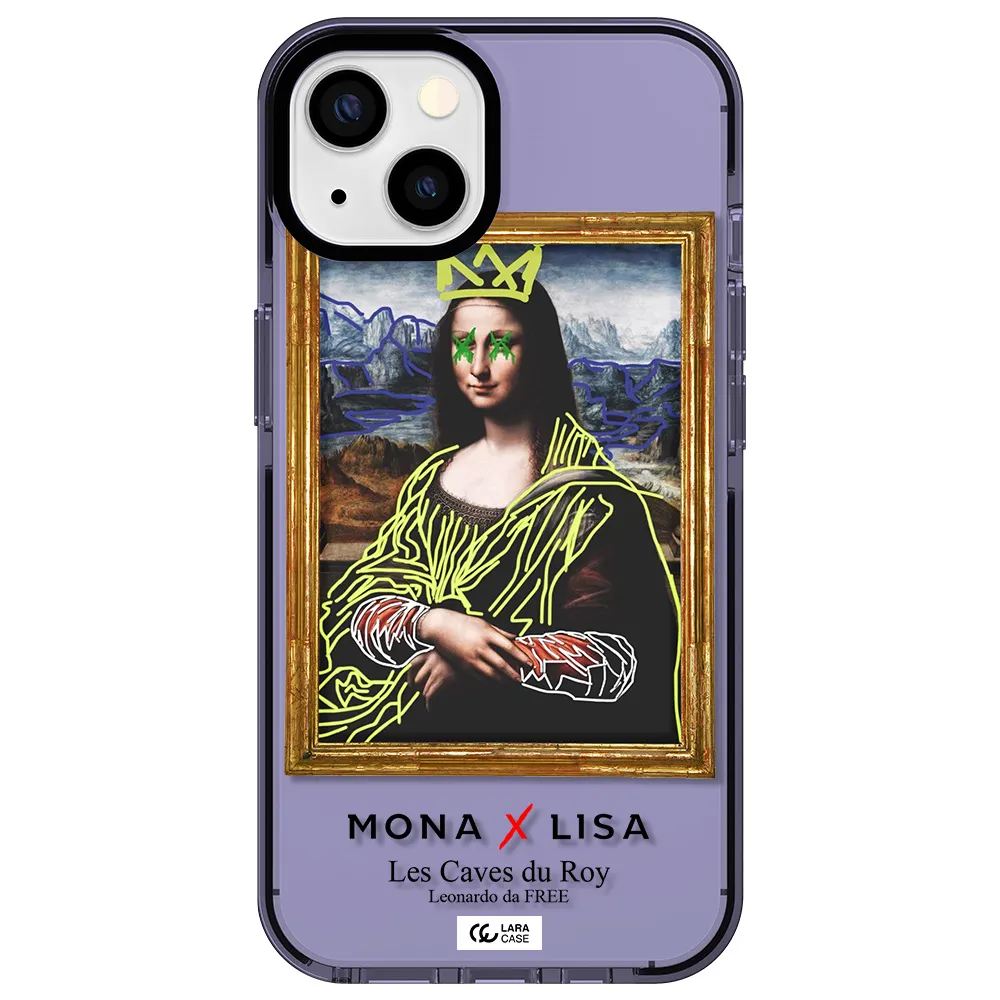 Monalisa Pop Art Apple iPhone 13 impact Lilac Case