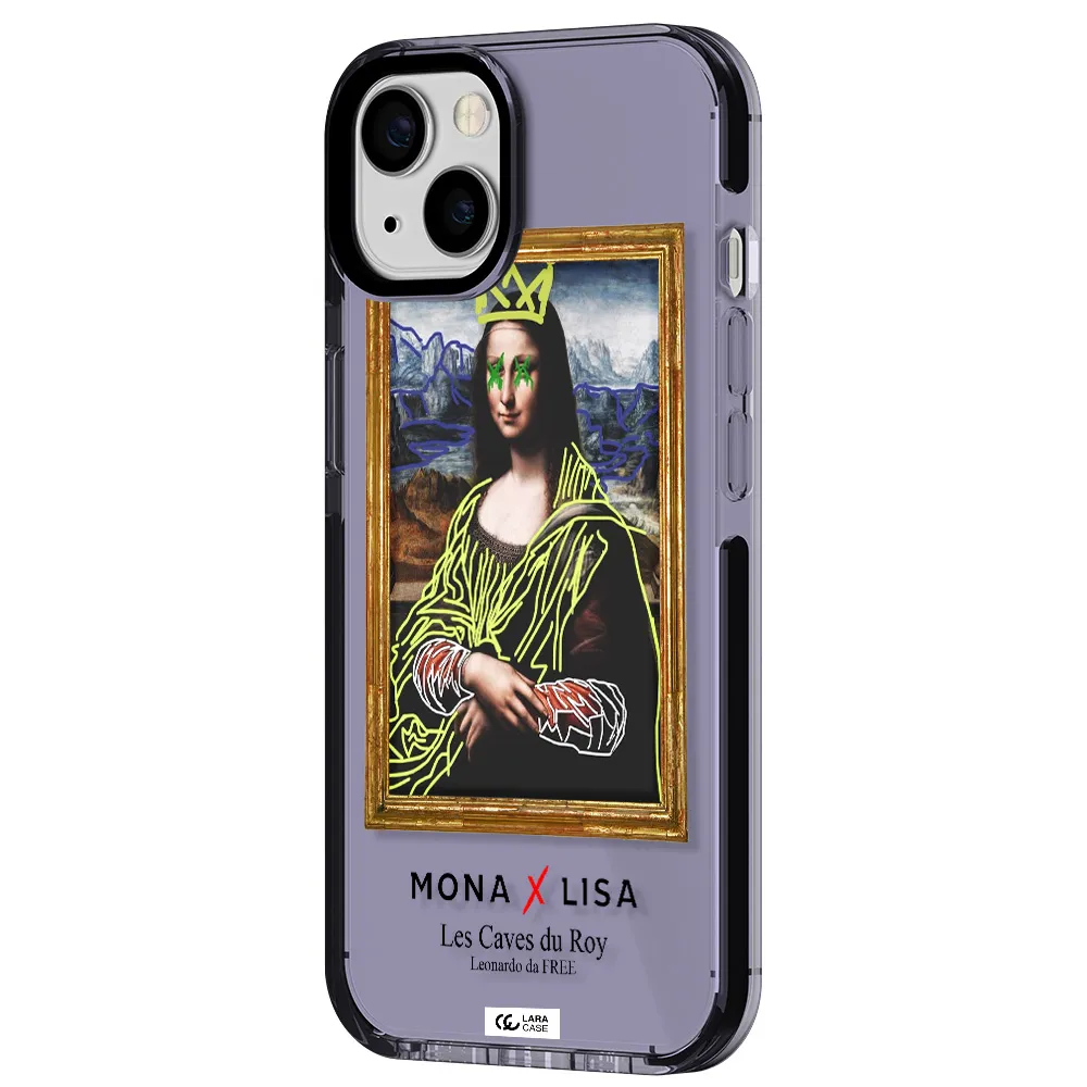 Monalisa Pop Art Apple iPhone 13 impact Lilac Case