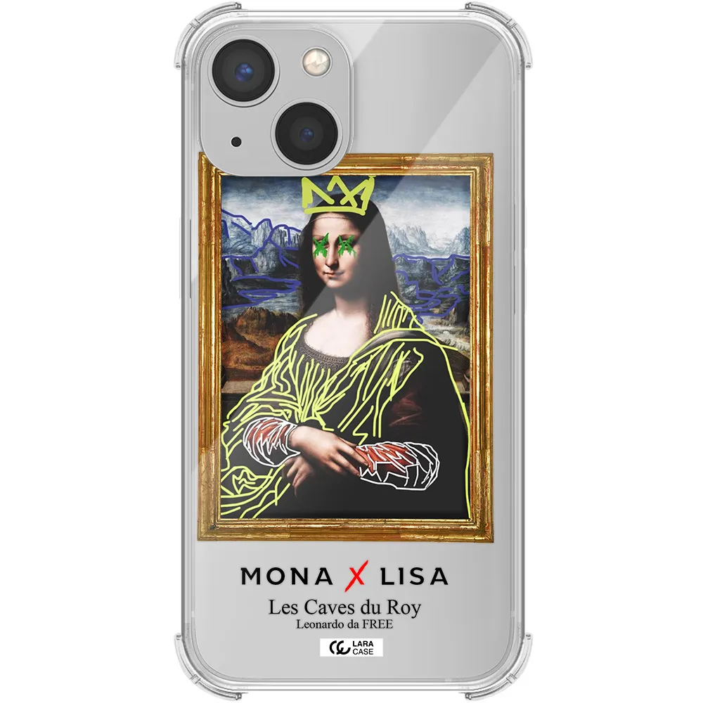 Monalisa Pop Art Apple iPhone 13 mini Clear PC Case
