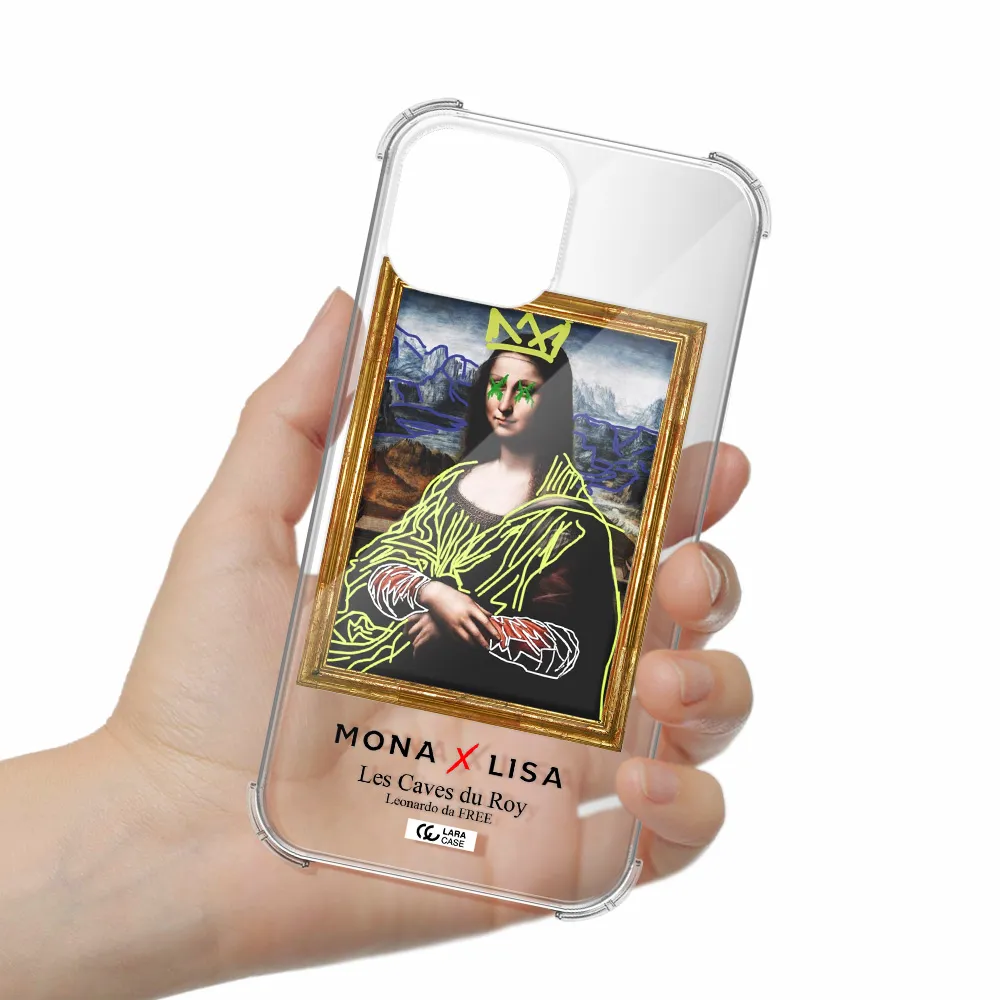 Monalisa Pop Art Apple iPhone 13 mini Clear PC Case