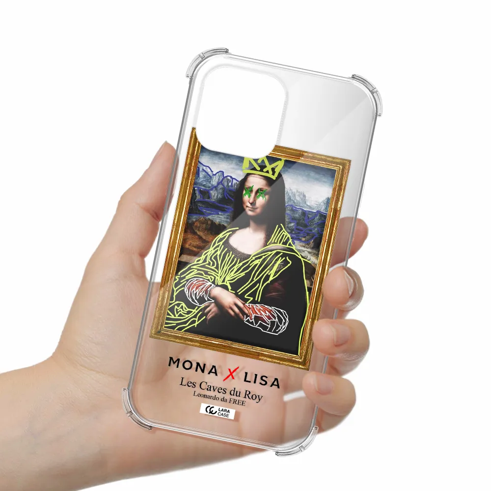 Monalisa Pop Art Apple iPhone 13 Pro Clear PC Case