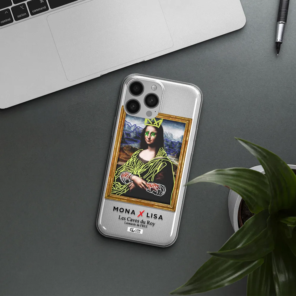 Monalisa Pop Art Apple iPhone 13 Pro Clear TPU Case