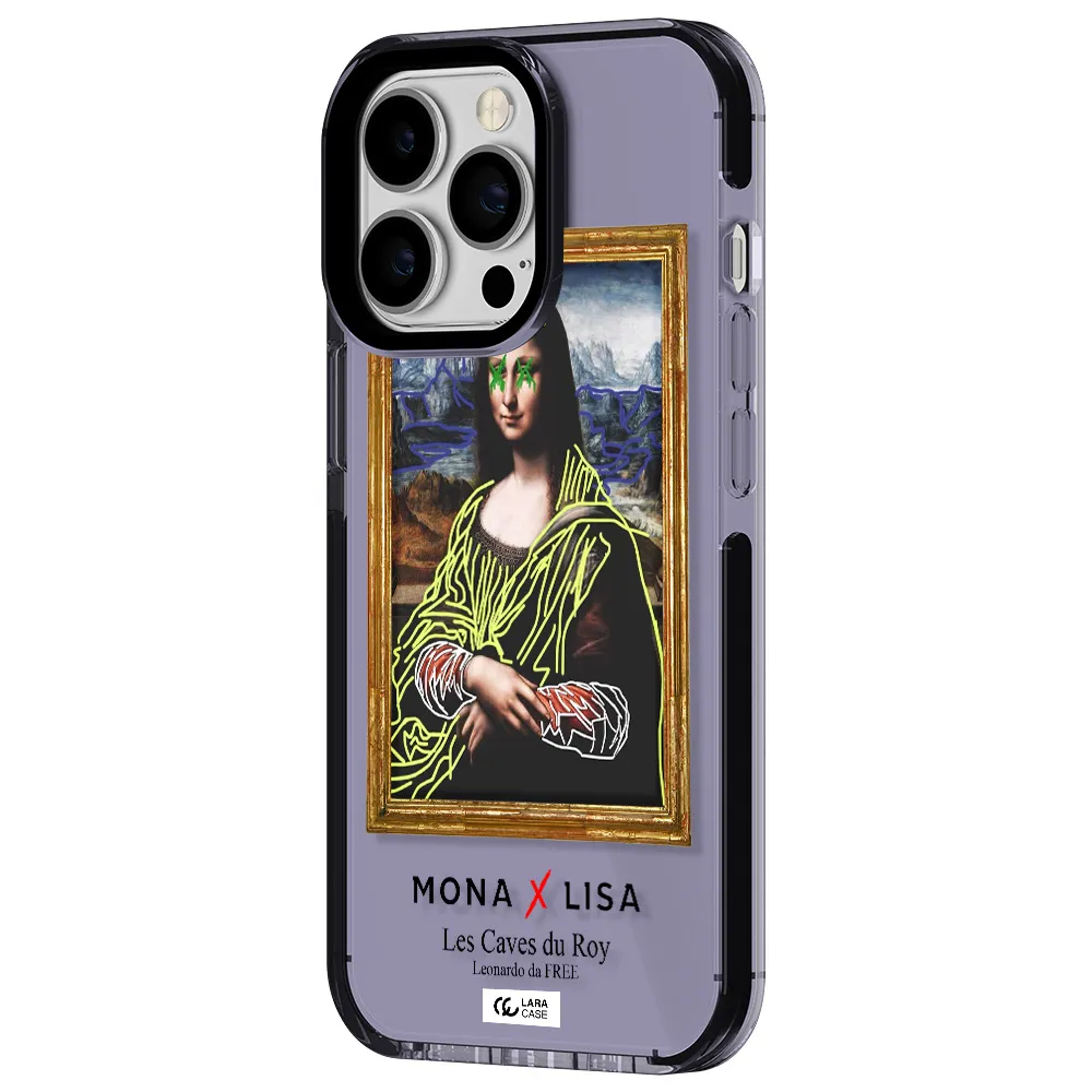 Monalisa Pop Art Apple iPhone 13 Pro impact Lilac Case