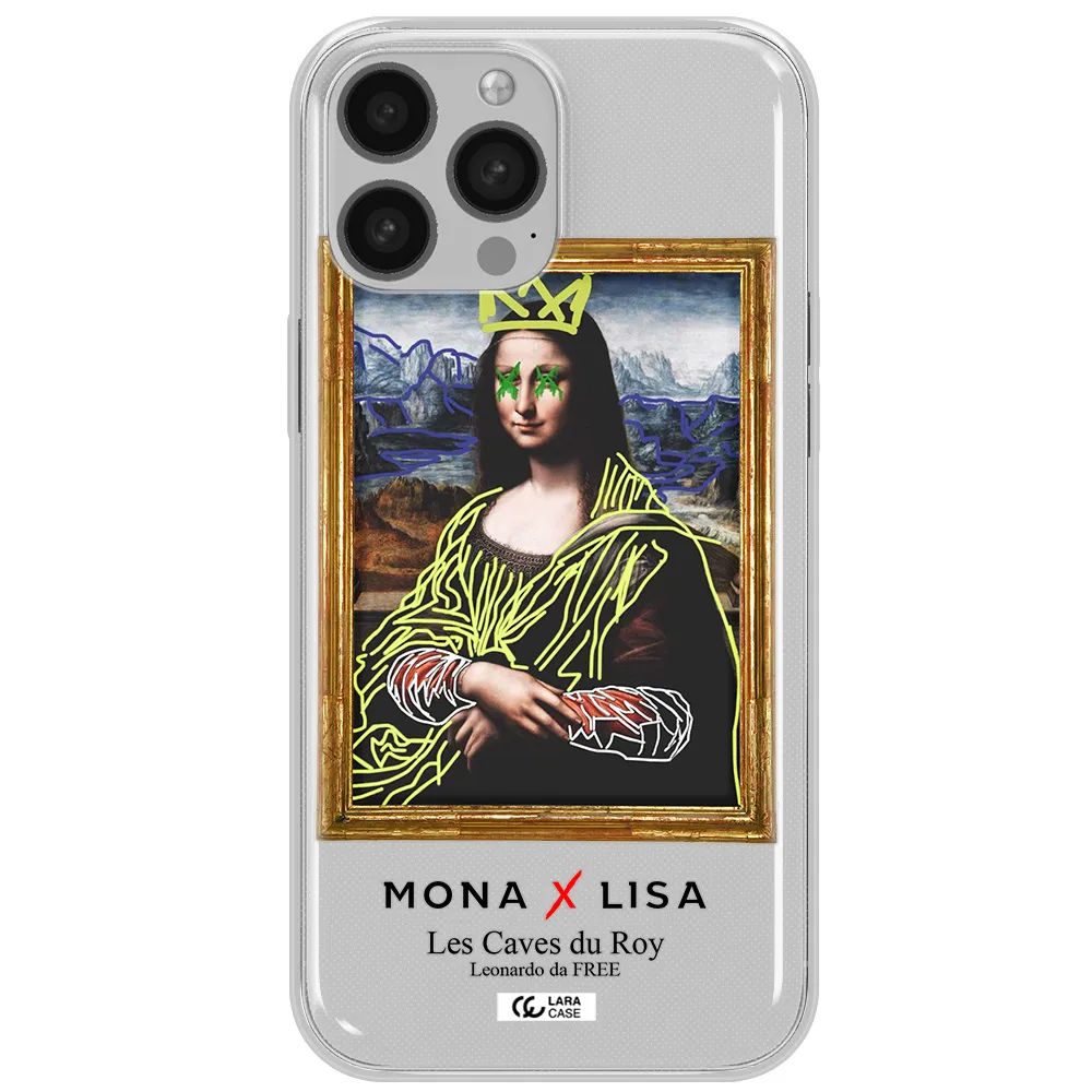 Monalisa Pop Art Apple iPhone 13 Pro Max Clear TPU Case