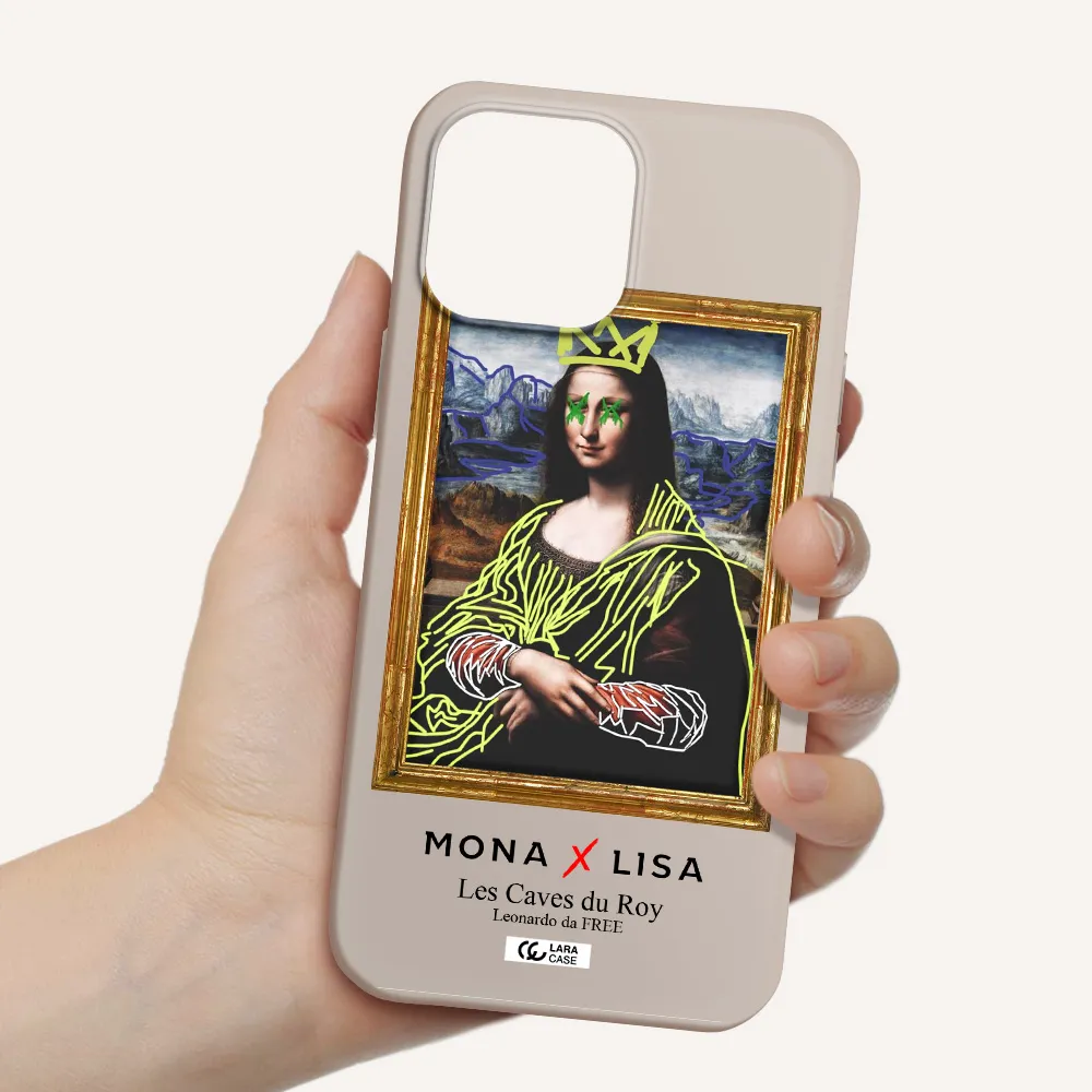 Monalisa Pop Art Apple iPhone 13 Pro Max Silicone Stone Case