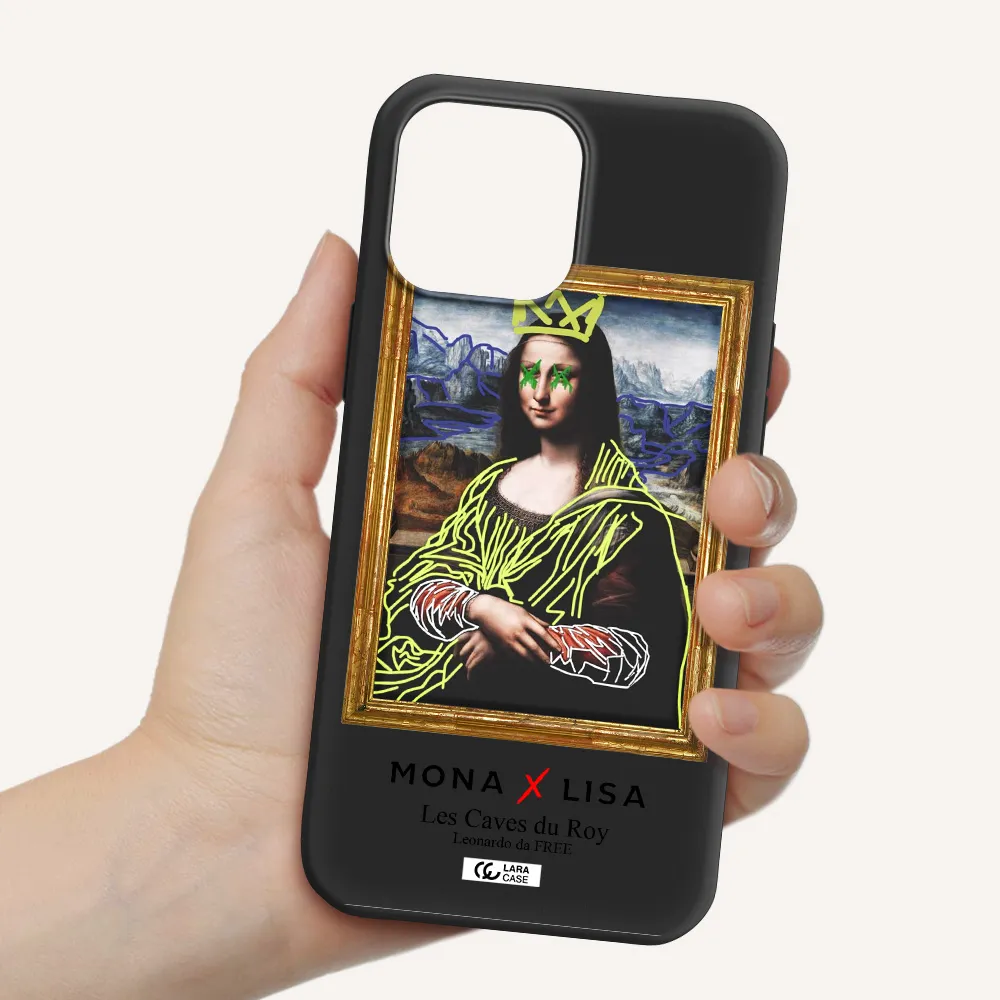 Monalisa Pop Art Apple iPhone 13 Pro Silicone black Case