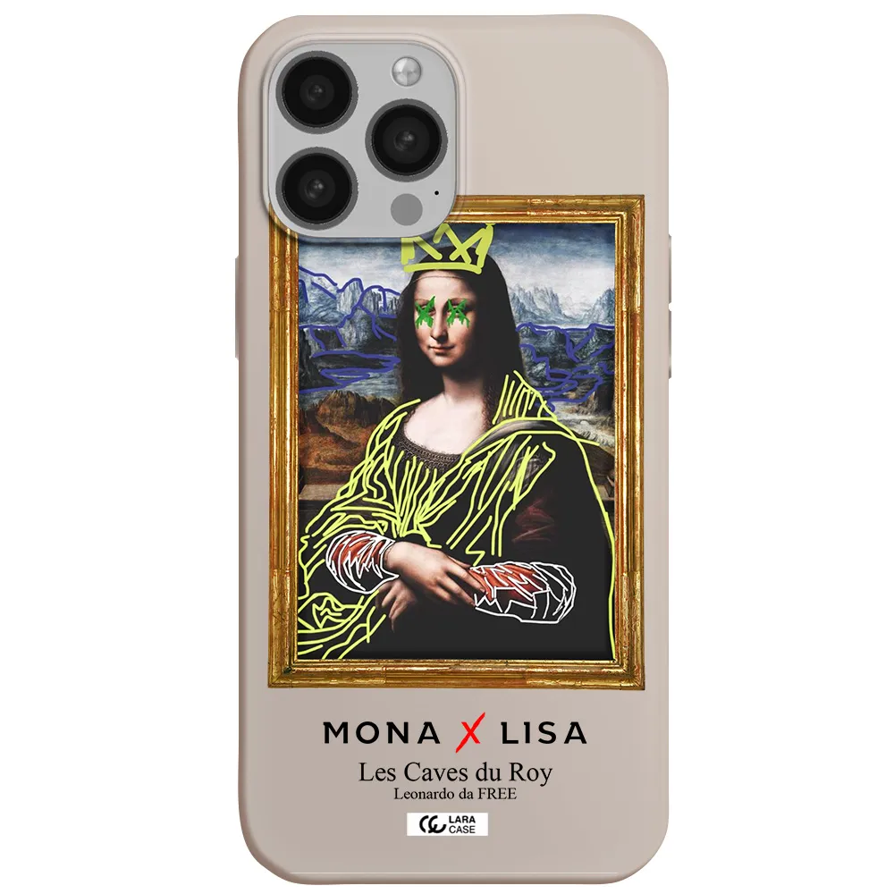 Monalisa Pop Art Apple iPhone 13 Pro Silicone Stone Case