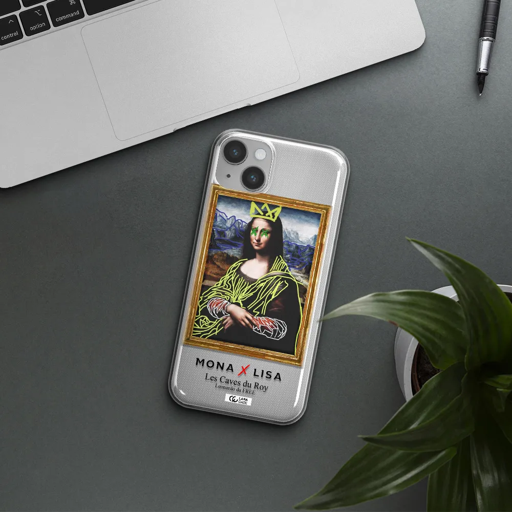 Monalisa Pop Art Apple iPhone 14 Clear TPU Case