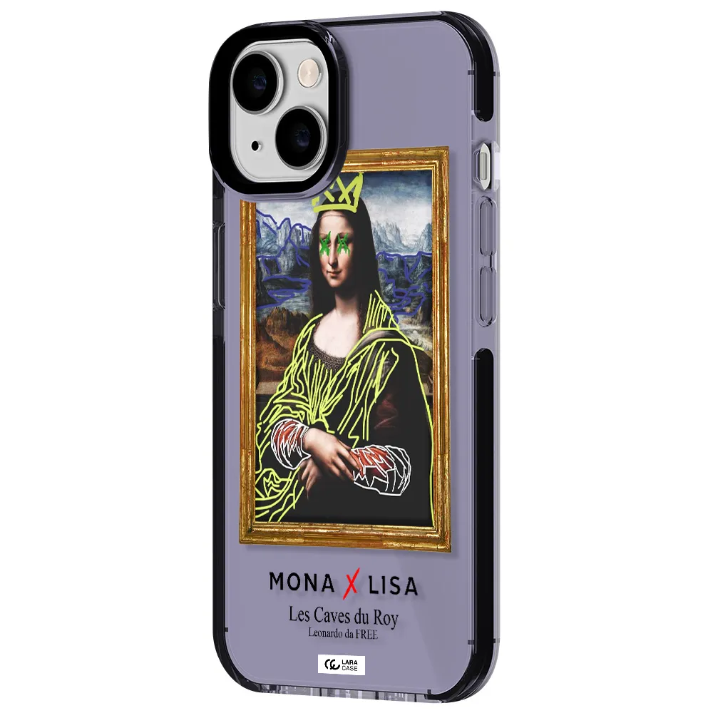 Monalisa Pop Art Apple iPhone 14 impact Lilac Case