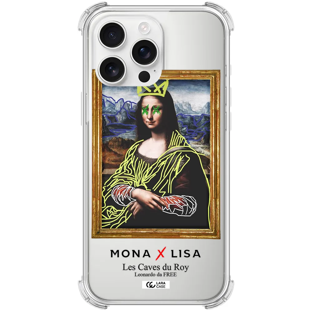 Monalisa Pop Art Apple Iphone 16 Pro Max Clear Pc Case
