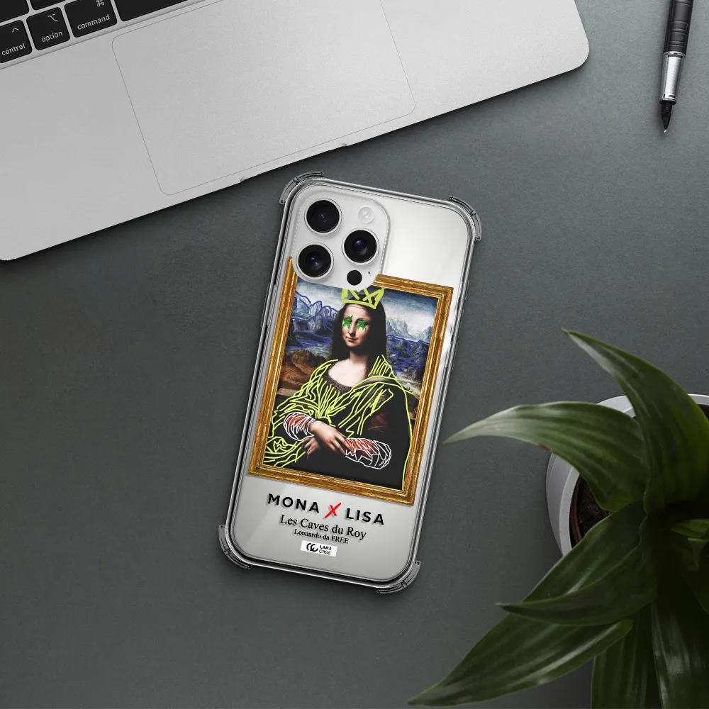 Monalisa Pop Art Apple Iphone 16 Pro Max Clear Pc Case