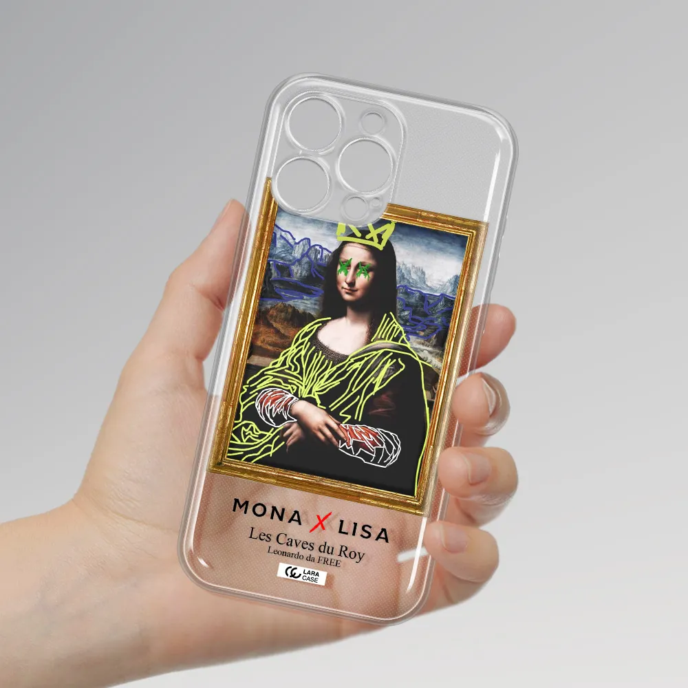 Monalisa Pop Art Apple Iphone 16 Pro Max Clear Tpu Case