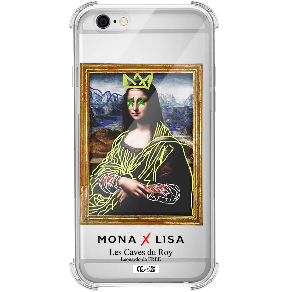 Monalisa Pop Art Apple iPhone 6 Clear PC Case