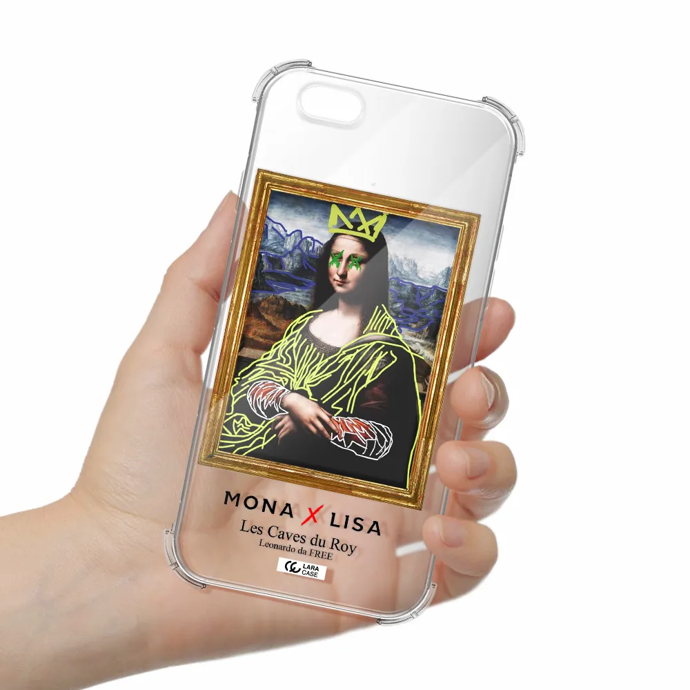 Monalisa Pop Art Apple iPhone 6 Clear PC Case