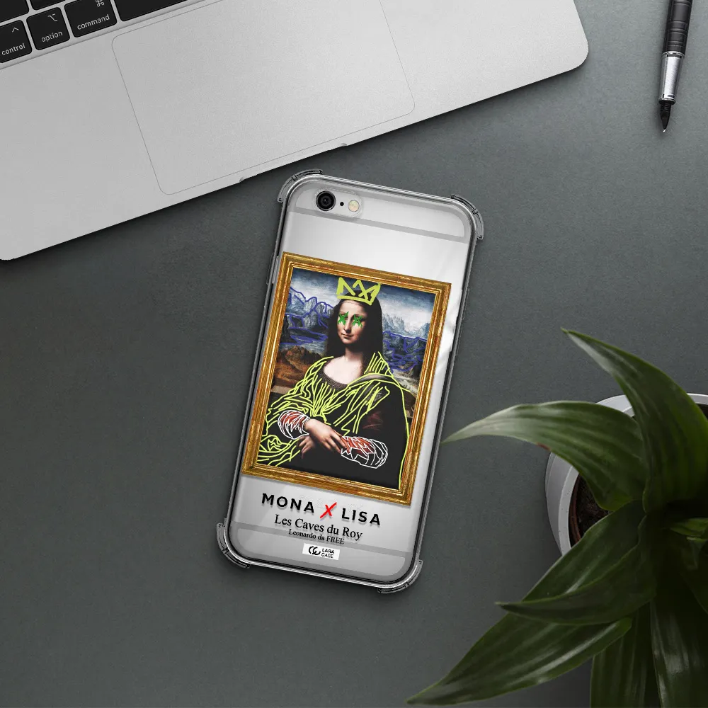 Monalisa Pop Art Apple iPhone 6 Clear PC Case
