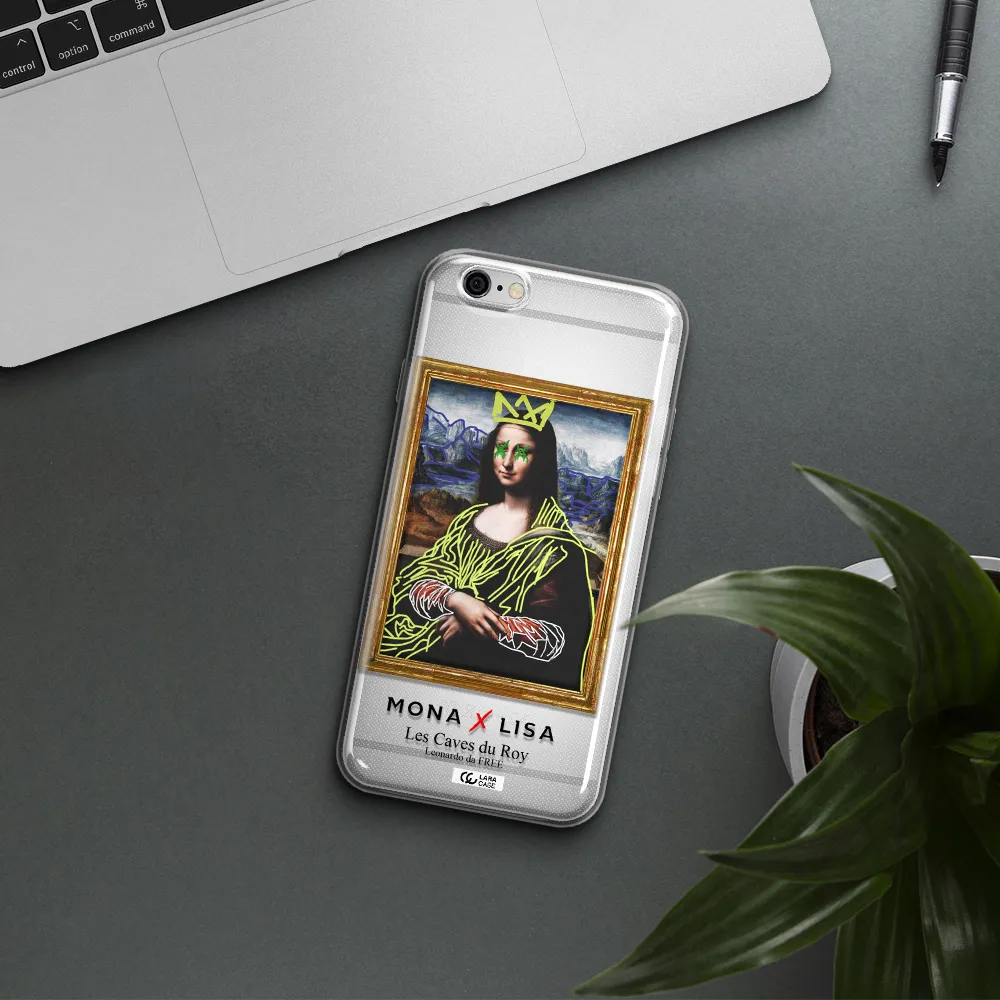 Monalisa Pop Art Apple iPhone 6 Clear TPU Case