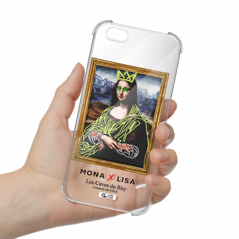 Monalisa Pop Art Apple iPhone 6 plus Clear PC Case