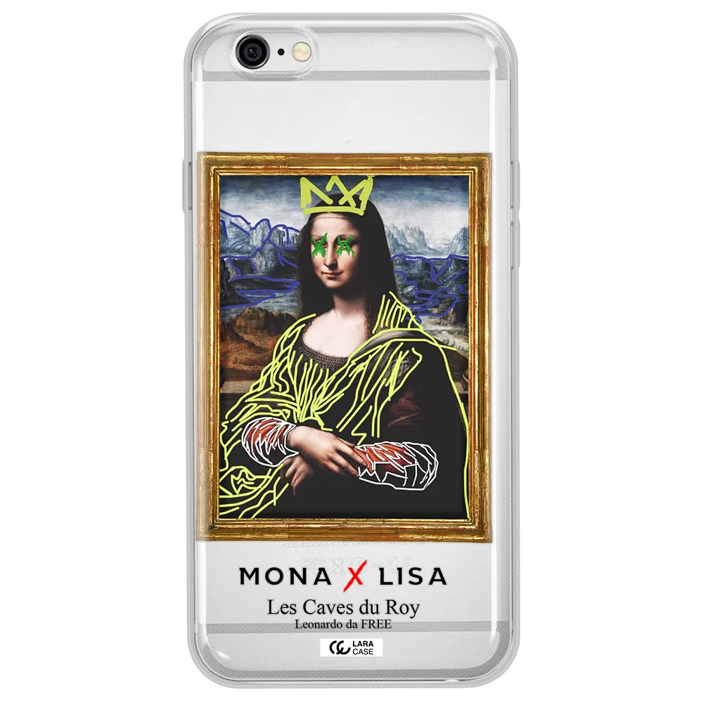Monalisa Pop Art Apple iPhone 6 plus Clear TPU Case