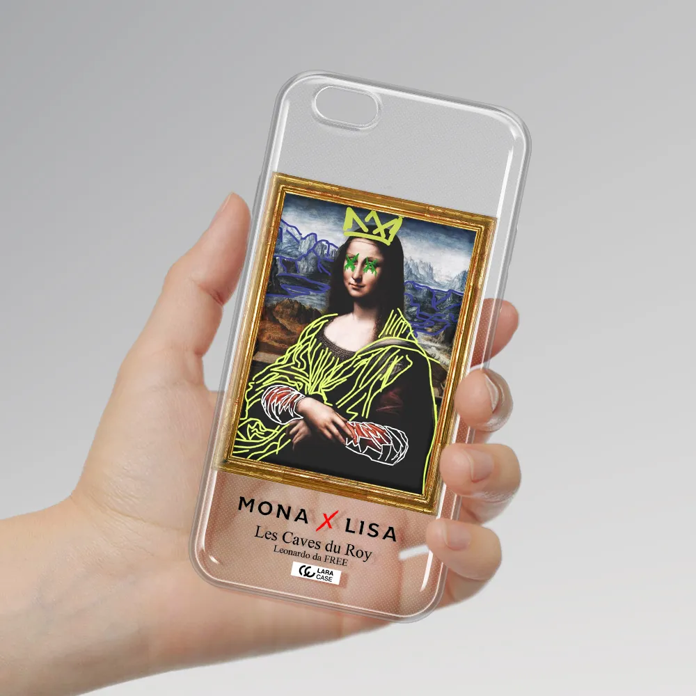 Monalisa Pop Art Apple iPhone 6 plus Clear TPU Case