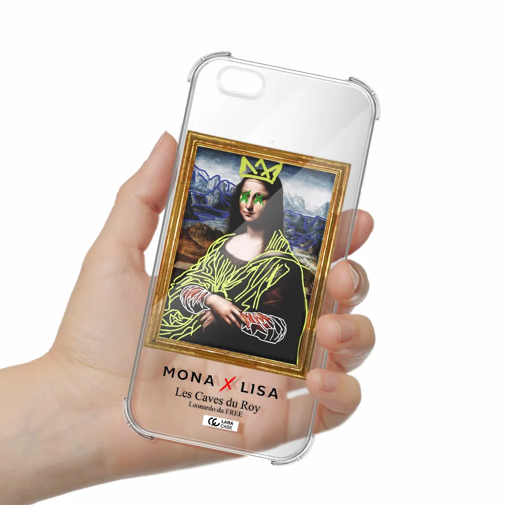 Monalisa Pop Art Apple iPhone 6 s plus Clear PC Case