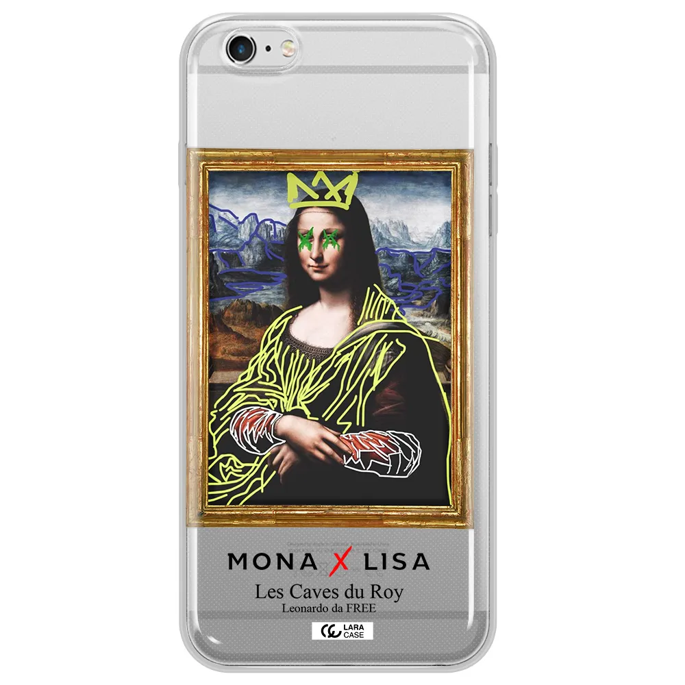 Monalisa Pop Art Apple iPhone 6 s plus Clear TPU Case