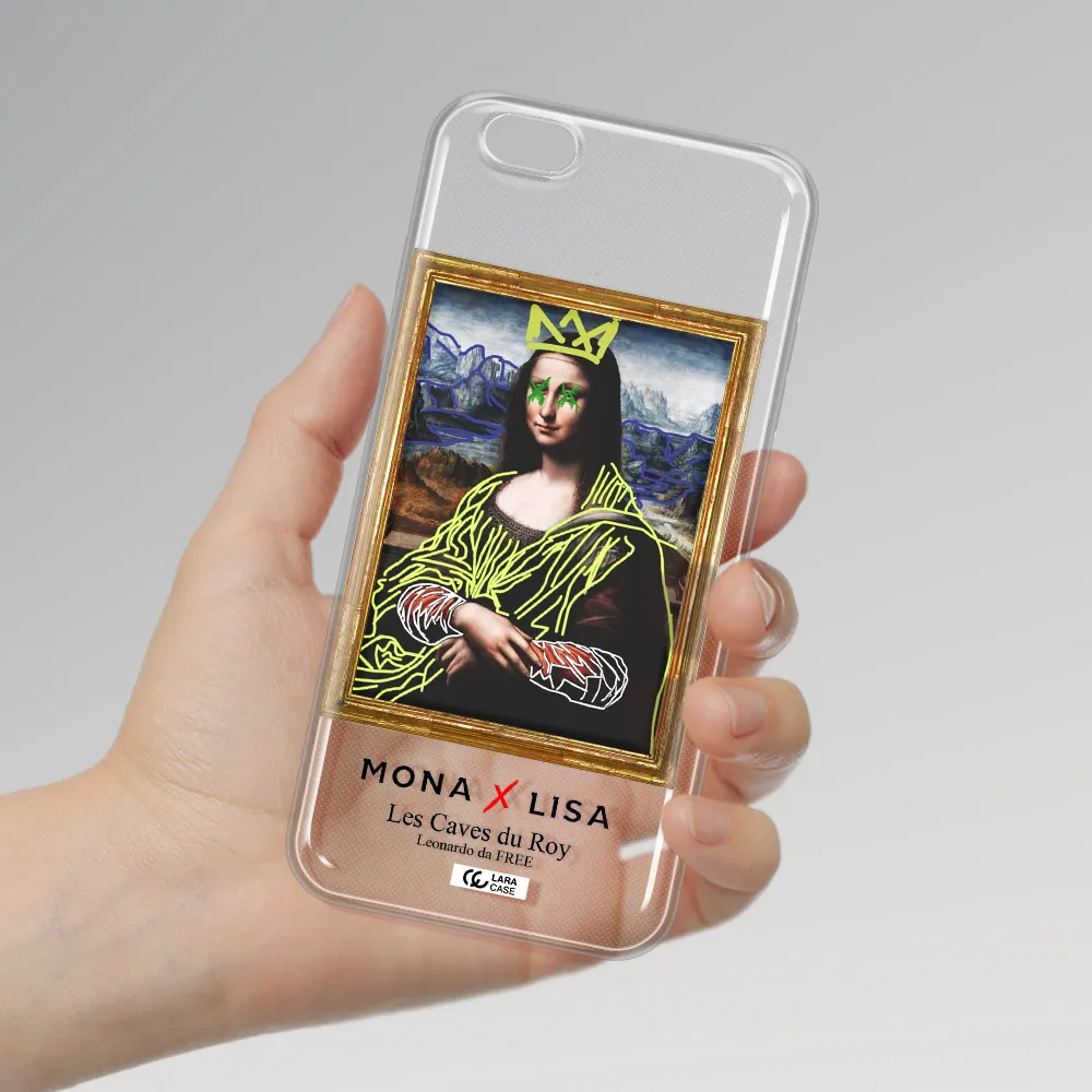 Monalisa Pop Art Apple iPhone 6 s plus Clear TPU Case