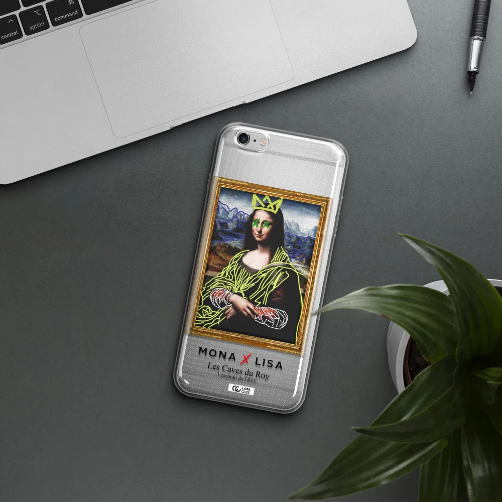 Monalisa Pop Art Apple iPhone 6S Clear TPU Case