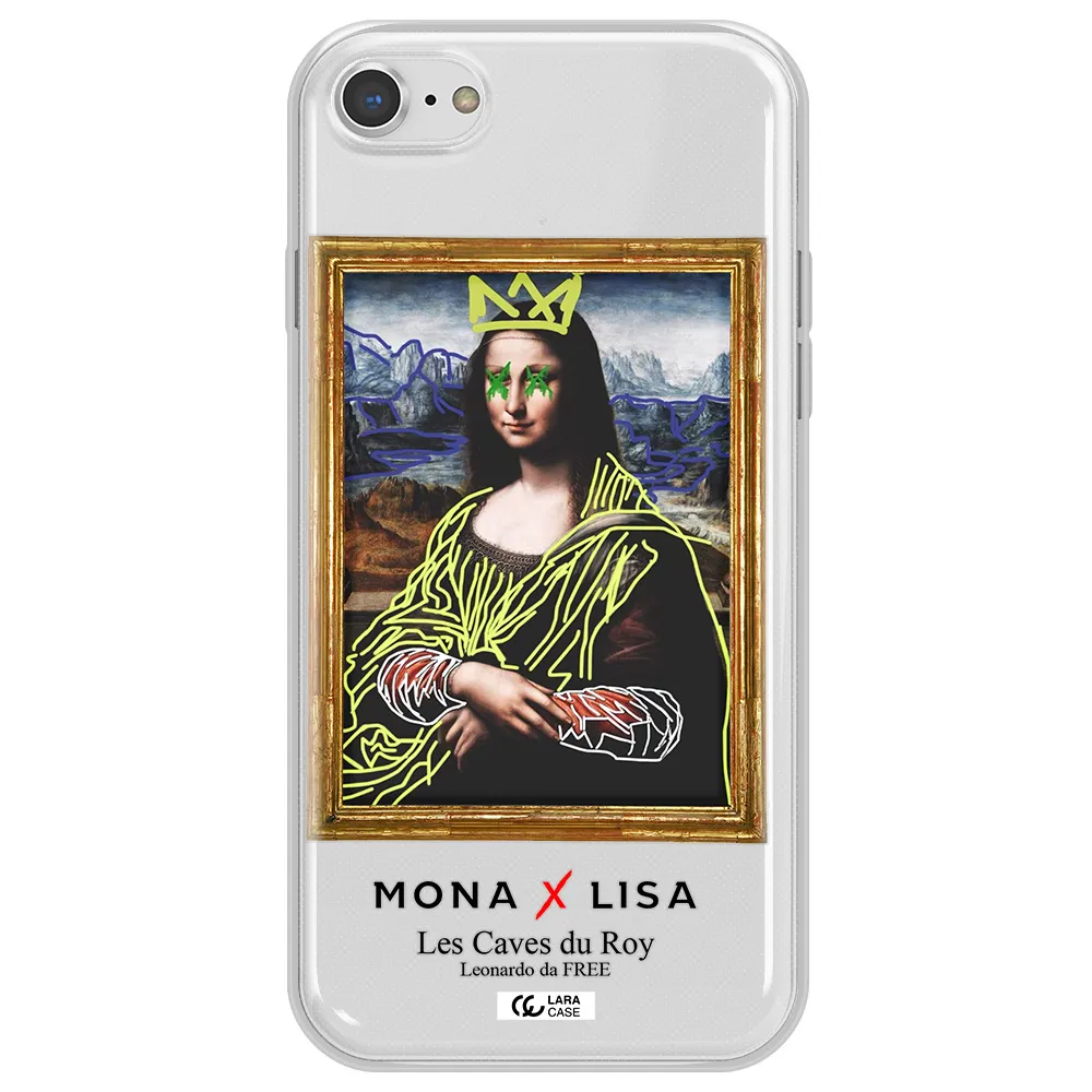 Monalisa Pop Art Apple iPhone 7 Clear TPU Case