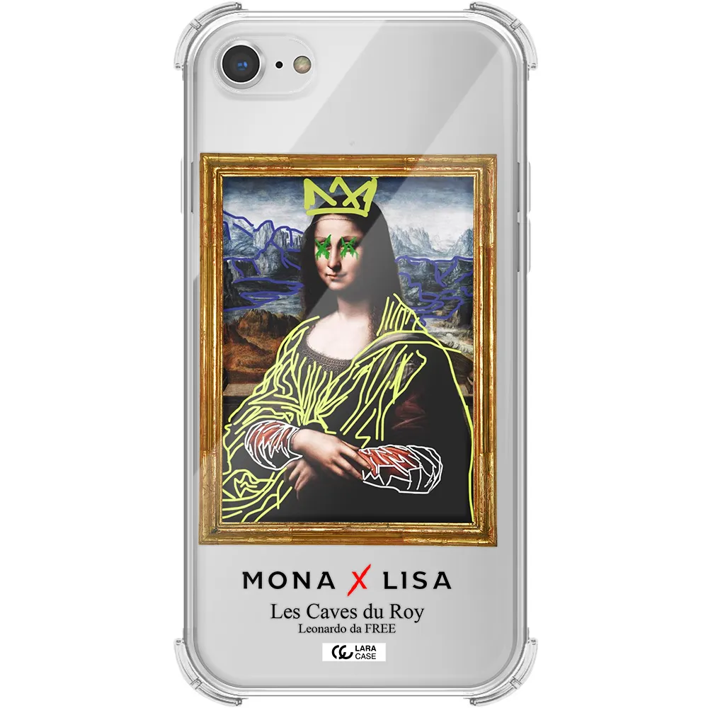 Monalisa Pop Art Apple iPhone 8 Clear PC Case