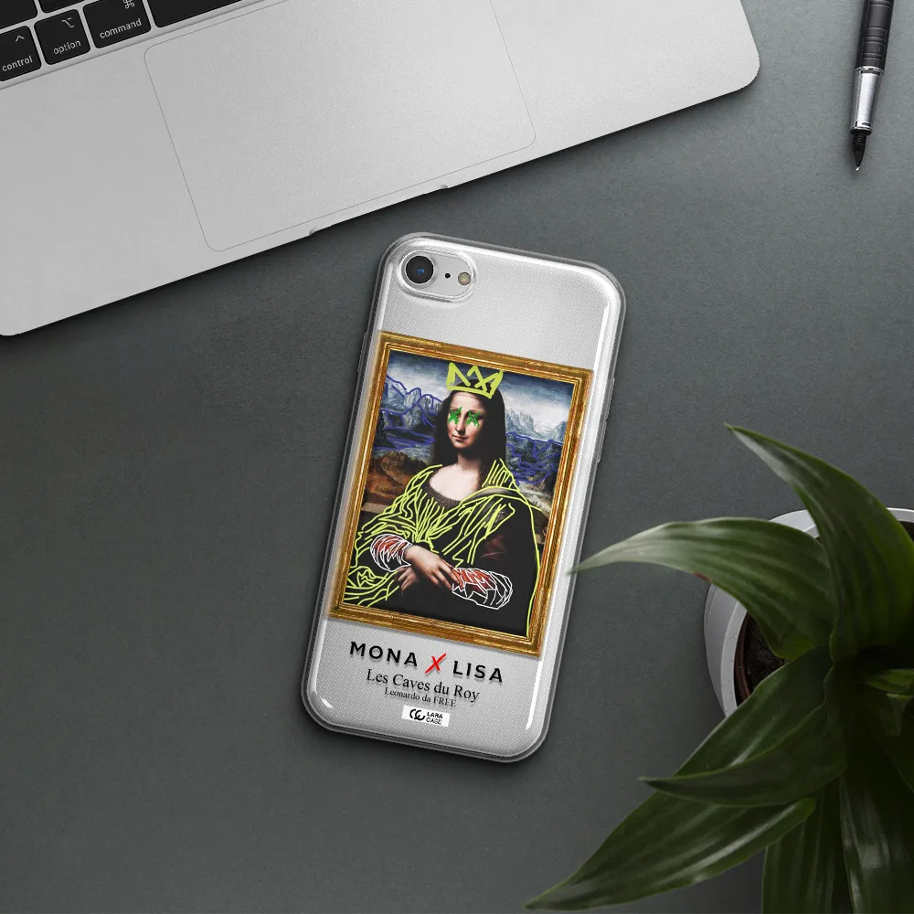Monalisa Pop Art Apple iPhone 8 Clear TPU Case