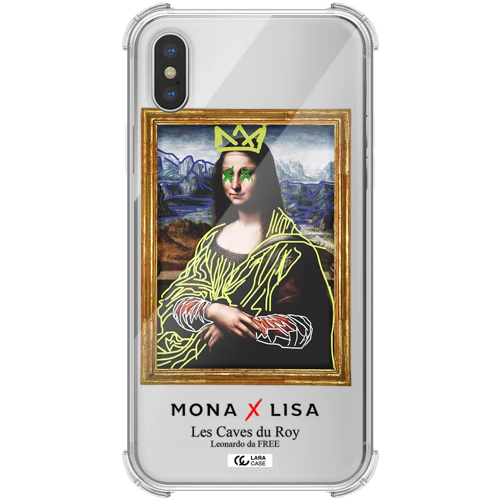 Monalisa Pop Art Apple iPhone X Clear PC Case