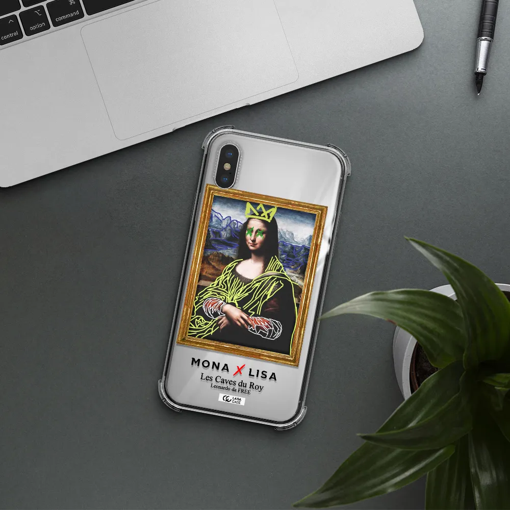 Monalisa Pop Art Apple iPhone X Clear PC Case
