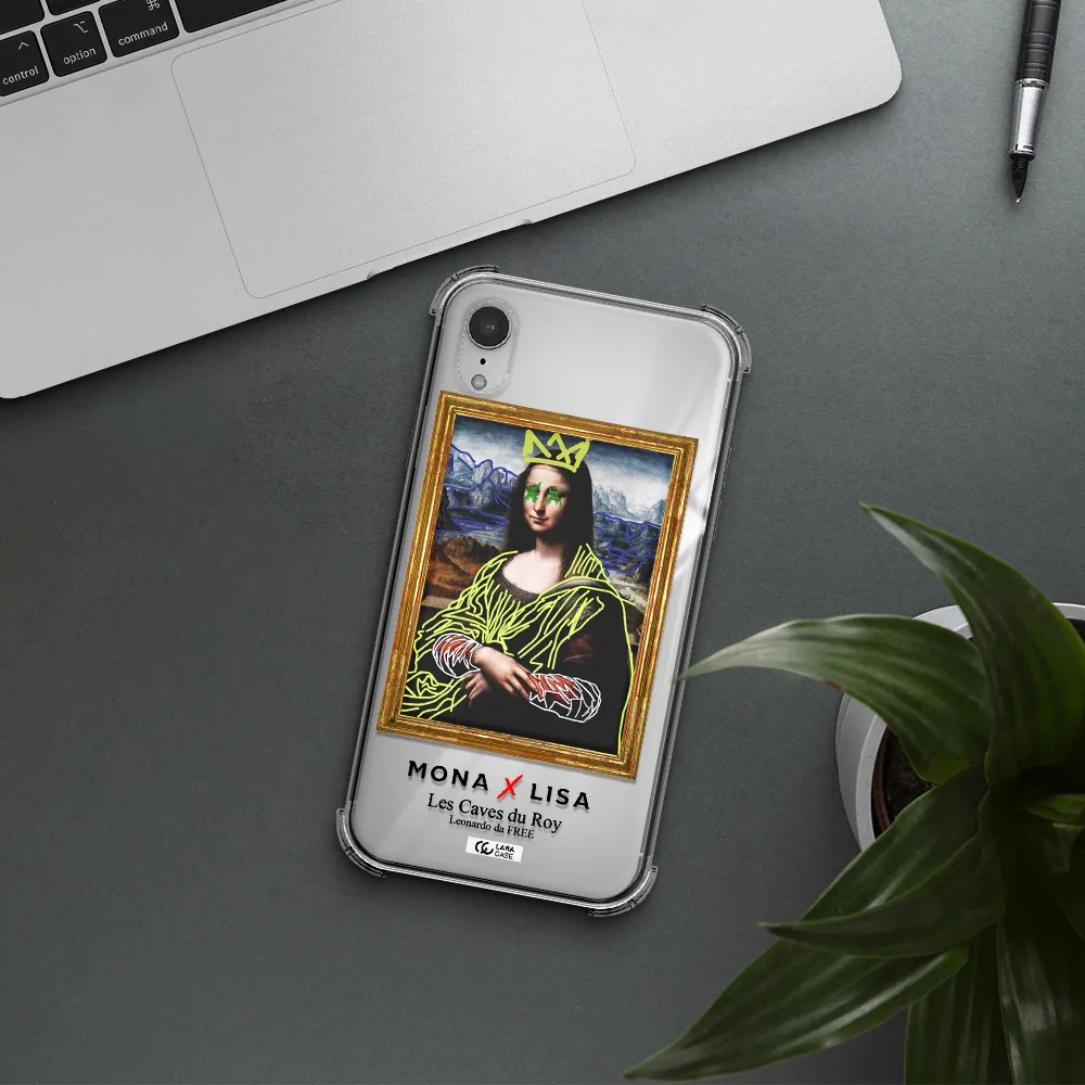 Monalisa Pop Art Apple iPhone XR Clear PC Case
