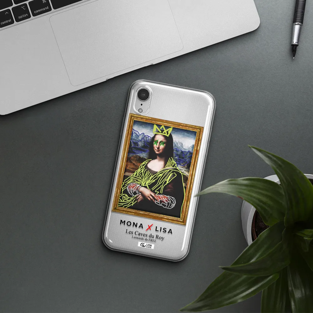 Monalisa Pop Art Apple iPhone XR Clear TPU Case