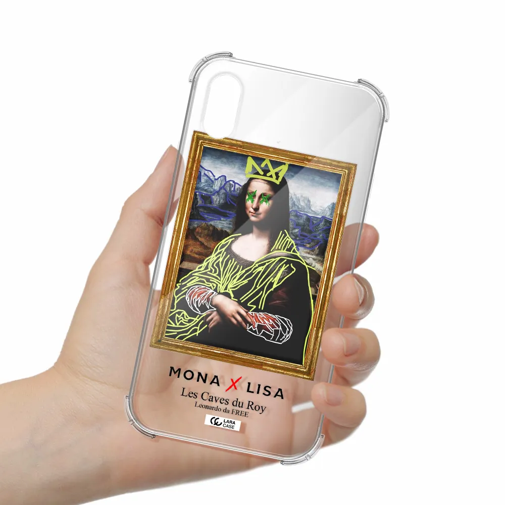 Monalisa Pop Art Apple iPhone XS Clear PC Case
