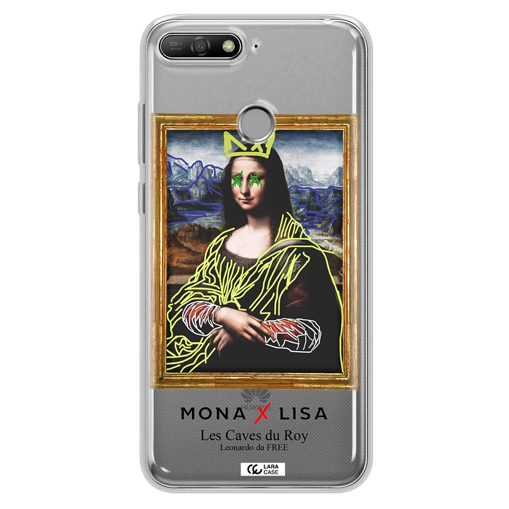 Monalisa Pop Art Huawei Y6 Prime 2018 Clear TPU Case