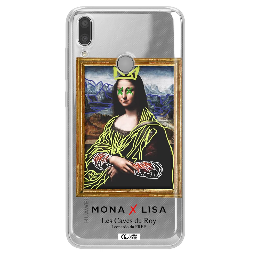 Monalisa Pop Art Huawei Y7 2019 Clear TPU Case