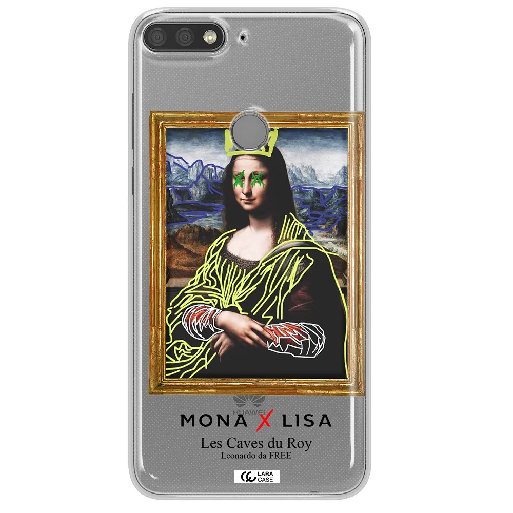 Monalisa Pop Art Huawei Y7 Prime 2018 Clear TPU Case