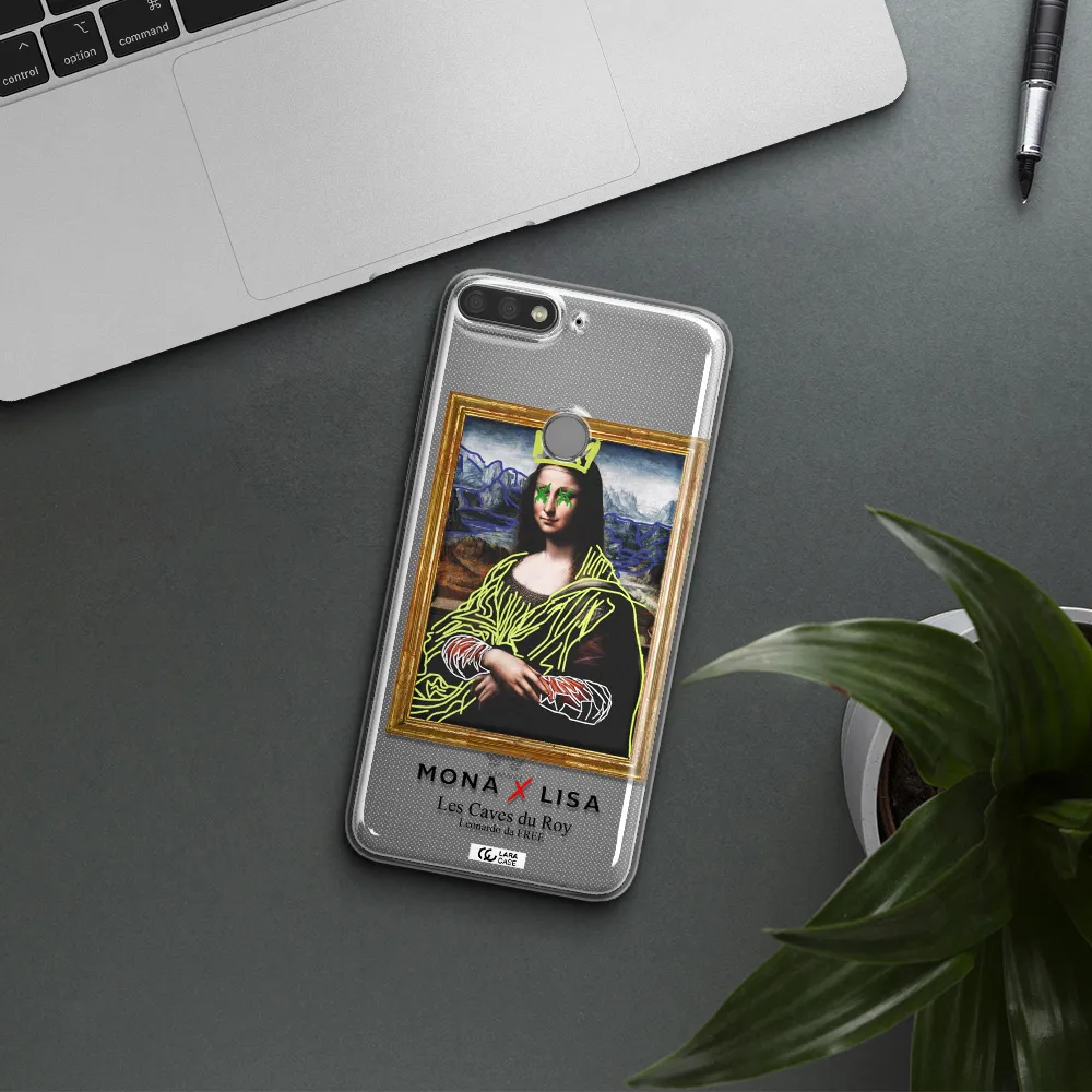Monalisa Pop Art Huawei Y7 Prime 2018 Clear TPU Case